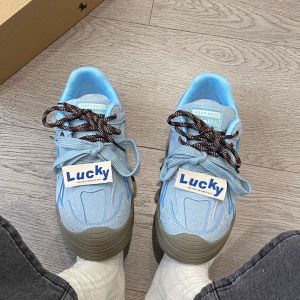 Little white shoes womens 2024 new feet small round head German training shoes versatile chic niche design student casual board shoes