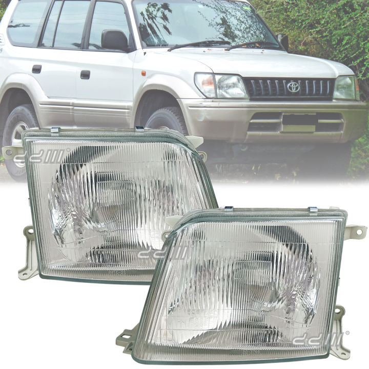 [READY STOCK] Toyota Land Cruiser Prado 90 95 1996-1999 Head Lamp Front ...