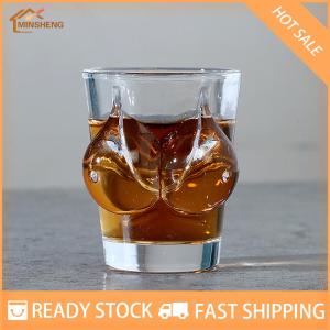 MIH ✨ COD ✨ ถ้วยเบียร์ที่ไม่ซ้ำใครใหม่1ชิ้นแก้วไวน์ใสรูปร่างกายสำหรับผู้หญิงและผู้ชายตลกแก้วค็อกเทลแก้วน้ำชากาแฟน้ำผลไม้