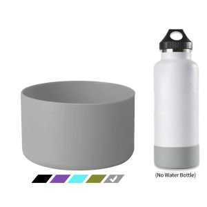 1pc Slip-proof Bottle Silicone Boots Sleeves For 12&24oz Or 32&40oz Water Bottle Cup Lid For Outdoor Camping Hiking