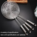 Kitchen Utensil Stainless Steel Mesh Strainer Ladle Spider Skimmer Fry Spoon R-10. 