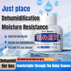 💕Moisture-Proof and Mildew-Proof💕Moisture-Proof and Mildew-Proof Dehumidification Box Dehumidifier Moisture Absorption Box New Wardrobe Dehumidification Artifact