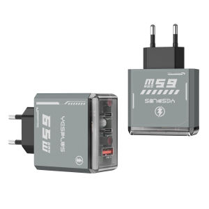 YESPLUS YS 1124 PORT TUNGGAL TYPE C OUTPUT DAYA TINGGI 65W SUPER FAST CHARGING