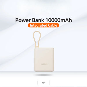 [In Stock] Xiaomi 33W 3C Certified  10000mAh(Built-in Cable) Pocket Version Fast Charging  充电宝