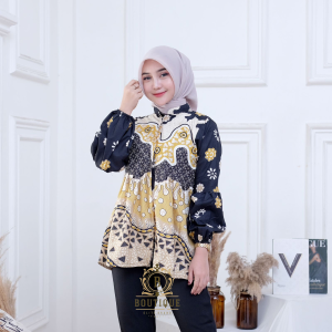 Boutique - Baju Batik Kondangan Ayah Bunda Kemeja Pria Dan Blouse Wanita Bahan Katun Premium Atasan Modern 2024
