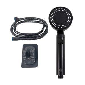 Murah Kepala Shower Pancuran Mandi Full Hitam 5 Mode Keren