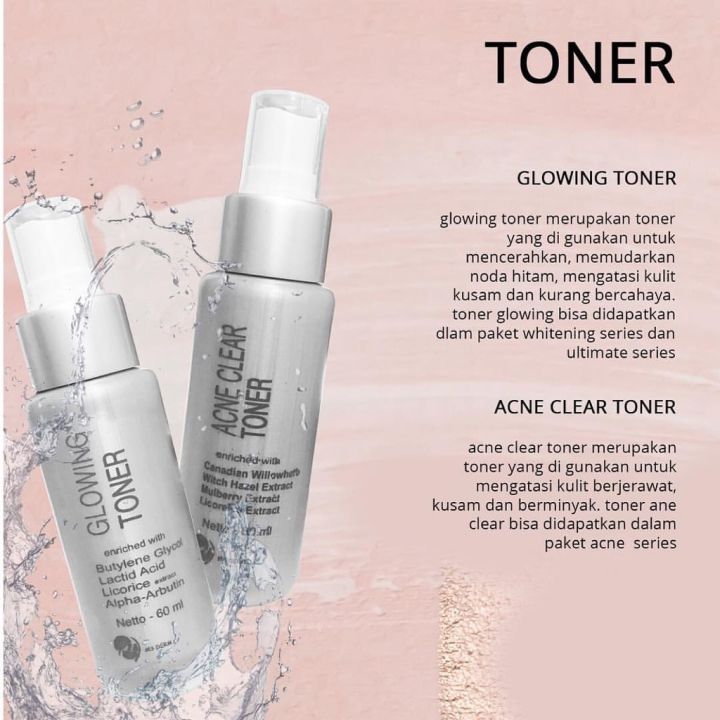 MS GLOW TONER GLOWING MS GLOW / TONER MS GLOW TONER PEMBERSIH WAJAH TONER JERAWAT TONER FLEK HITAM