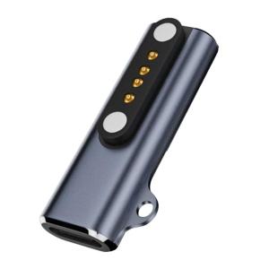 Portable Efficient Type C Magnetic Safe Charging Adapter for Smartwatch Earphone Ensuring Safety Home School Travel Use