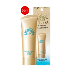 (🍒) ANESSA UV Sunscreen Gold Gel 90g กันแดดเนื้อเจลครีม กันแดด เนื้อเจล กันน้ำ ล็อคความชุ่มชื่นยาวนาน
