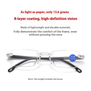 LunaShine แว่นอ่านหนังสือน้ำหนักเบาป้องกันแสงสีฟ้าพิเศษสำหรับผู้ชายและผู้หญิงความชัดเจนสูงใช้งานได้สองแบบ