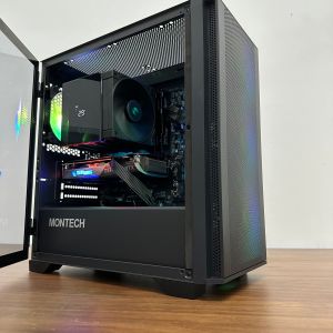 Gaming Desktop Ryzen 7 5700X with RTX 5060ti digital screen gaming desktop