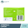 Strepsils Sugar Free Lemon Flavor Sachet - Permen Pelega Tenggorokan. 