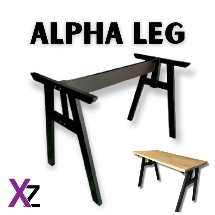 XZ Wooden Table Leg Black/White Leg Solid Wood Leg Kaki Meja Lazada