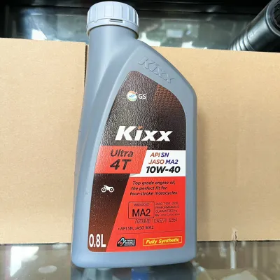 Nhớt KIXX Xe Số Tổng Hợp Hoàn Toàn 10w40 0.8L Nhập Khẩu Hàn Quốc
