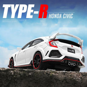Mô Hình Xe Ô Tô Bằng Hợp Kim Honda Civic Type-R Tỉ Lệ 1:32 Bộ Sưu Tập Âm Thanh Xe Hơi Đúc Khuôn Quà Tặng Sinh Nhật Cho Trẻ Em Đồ Chơi Bé Trai Bằng Kim Loại