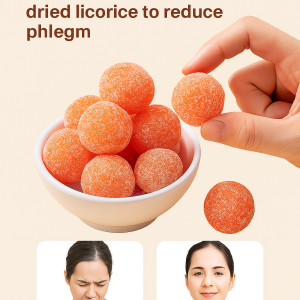 Sweet Orange Flower Rock Sugar Licorice Eliminates Phlegm Coughs Naturally Softens The Throat Suitable For All Ages