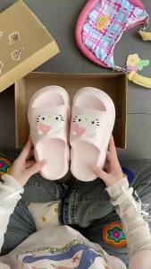 [Free Shipping] Simple Slip-On EVA Thick-Soled Indoor Fashion New Style Outdoor Height-Increasing Slippers For Women For The Back-To-School Season