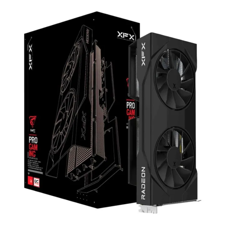XFX SWIFT AMD Radeon RX 9060 Gaming Edition with 8GB GDDR6 HDMI 2xDP, AMD RDNA4 128bit 2048SP DX12 / RX-96SWFT8BC