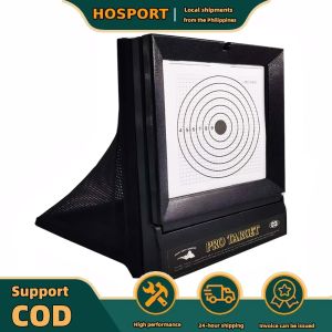 【HOSPORT】 Trap Target & 10pcs Target Paper for Indoor or Outdoor Range