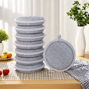 Miếng Giẻ Rửa Bát Sợi Kim Loại Miếng Bọt Biển Cọ Rửa Xoong Nồi Chống Xước Chén Dĩa - HÀNG CÓ SẴN