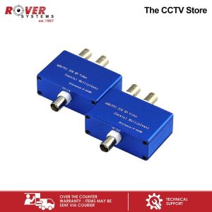 Endura 1080P/960P/720P Single Cable Transmission Analog HD Active Transmitter + Receiver 2 Ch HD Video over Coax  Pair