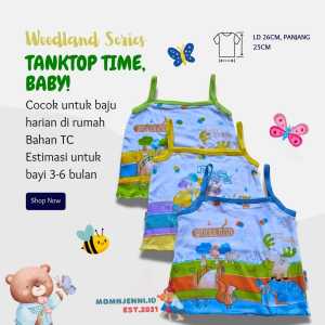 Singlet bayi perempuan tanktop anak perempuan murah singlet motif baby girl