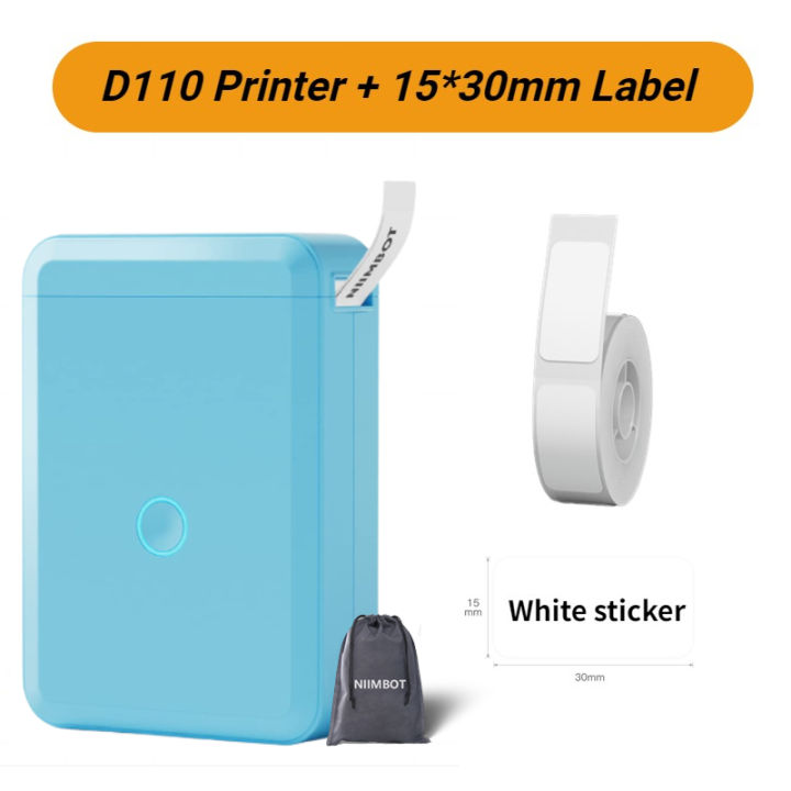 Niimbot D110 Smart Label Printer, Bluetooth Connectivity with Mobile