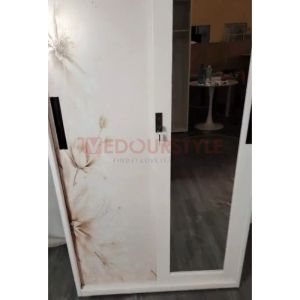 (FREE INSTALLATION) Vedourstyle Metal Wardrobe Steel Cabinet Sliding Door Almari Besi Pakaian Baju