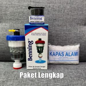PAKET BENNING JUMBO LENGKAP Saringan Air Water Filter Penjernih Air Serbaguna 3 Susun