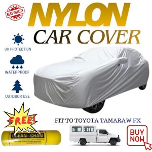 TFG TOYOTA TAMARAW FX Waterproof Nylon Car Cover Lightweight For Regular SUV Car Protection With Chamois Towel