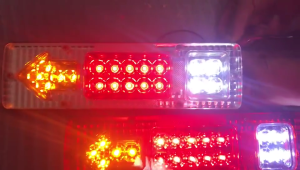 Pair LED Tail Lights for Trucks with High Temperature Resistant ABS Housing LED Rear Tail Lights for Maximums Durability