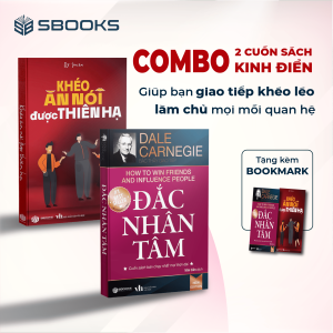 Sách Combo 2 Cuốn : Đắc Nhân Tâm + Khéo Ăn Nói Được Thiên Hạ - SBOOKS