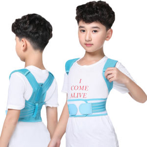 Boys Girls Adjustable Posture Corrector Back Support Children Shoulder Belt Straighten Correction Pain Relief Kid Beauty