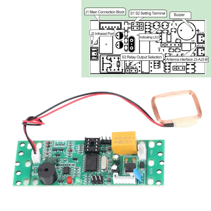Control Module Reader Module Itu Apa RFID Reader Module 9-12V 125khz Embedded Control Board Access Control ...