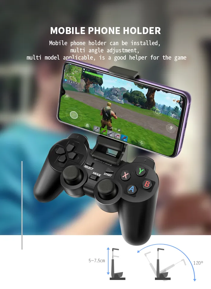 Wireless Gamepad For Android Phone/PC/PS3/TV Box Joystick 2.4G USB Joypad PC  Game Controller For Xiaomi Smart Phone