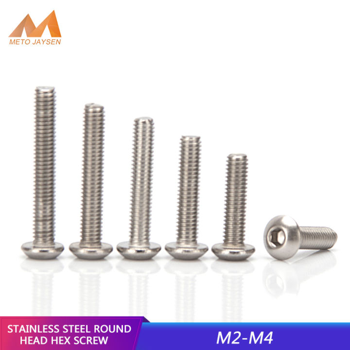 Round Head Allen Bolt Machine Screws Length 3mm40mm Millimeters M1.6