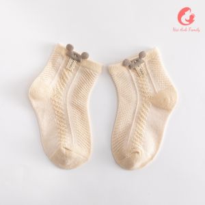 Tất lưới vớ lưới cao cấp thoáng khí mềm mại bảo vệ chân bé