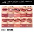 [SPECIAL MASTERSHADE] MAKE OVER Powerstay Transferproof Matte Lip Cream - Lipcream x PANTONE Tahan Lama 14 Jam Lip Cream Tidak Kering Ringan Kissproof Ombre Lips Color Nude Lipstick Matte 14H Make Up Long Lasting Somethin Time Less Stain w Maybe Euphoria. 