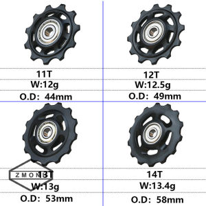11T 12T 13T 14T Bánh răng củ đề Derailleur phía sau chất liệu hợp kim nhôm