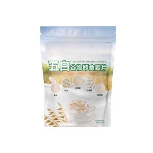 300g Five 5 White Multi Grain Oat 五白 混合即食麦片 5白 薏苡仁 山药 茯苓大米片 青稞 代餐饱腹 养胃