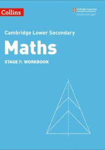 CAMBRIDGE LOWER SECONDARY MATHS WORKBOOK: STAGE 7 2ND EDITION - 9780008378561 - HARPER COLLINS - SPEEDBOOKS.MY