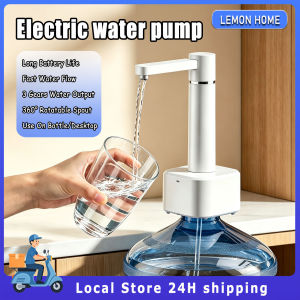 Desktop Water Dispenser with Electric Gallon Pump USB Charging Automatic Drinking Water Dispenser Water Jug Pump for Household Travel and Outdoor