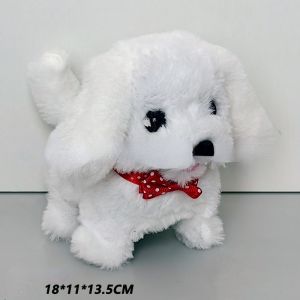 Electronic Simulation Pet Dog Toy Plush Toy Electronic Robot Dog Puppy Doll Interactive Toys Simulation Teddy Corgi Dog