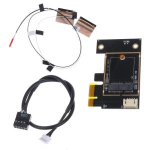PCI-E for M.2 NGFF Wireless Passive Adapter for Desktop PC WIFI Converter Half-size PCIE (NGFF ) PCI-E X1 Netw