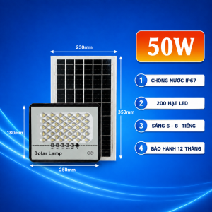 Đèn Năng Lượng Mặt Trời 50w 100w 200w 300w ( CHỐNG CHÓI LED CHÙM )