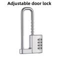 Lock Extra Long Padlock 4 Digit Combination Lock Outdoor Waterproof Password Lock For Locker Heavy Duty. 