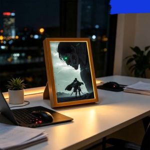 Attack On Titan TT15 Lighting Photo Frame Bingkai Lampu Anime Hadiah 灯光画 进击的巨人