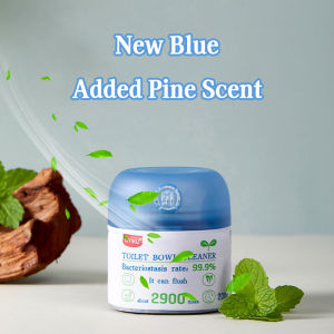 SG-Stock UYIKU Toilet Bowl Cleaner 2900 Times Blue Flush Powerful Cleaning 99.99% Freshener Remover Stain And Mold Blue Bubble