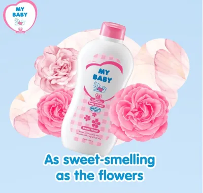 MY BABY POWDER Buy1 Take1 Pink 90gram + Extra 25% Nourish Smooth Protect Fresh with Aromatherapy