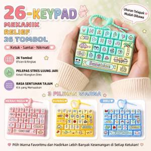 ✨ 26-Key Mechanical Keyboard Ergonomic Design/Gaming/Office/Compact/Hot Swappable/Blue Switches/Wired Connection/ABS Material For Typing/Work/26键解压机械键盘